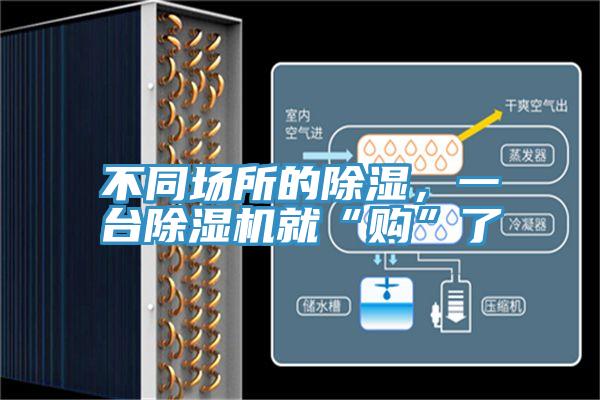 不同場所的除濕，一臺除濕機就“購”了