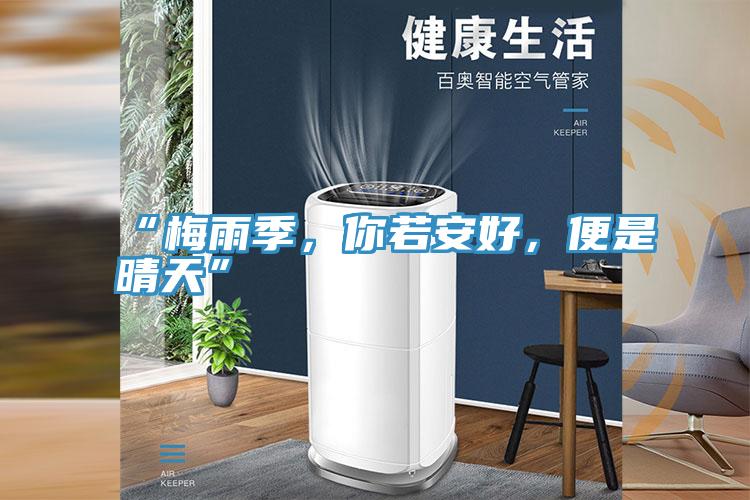 “梅雨季,你若安好,便是晴天”